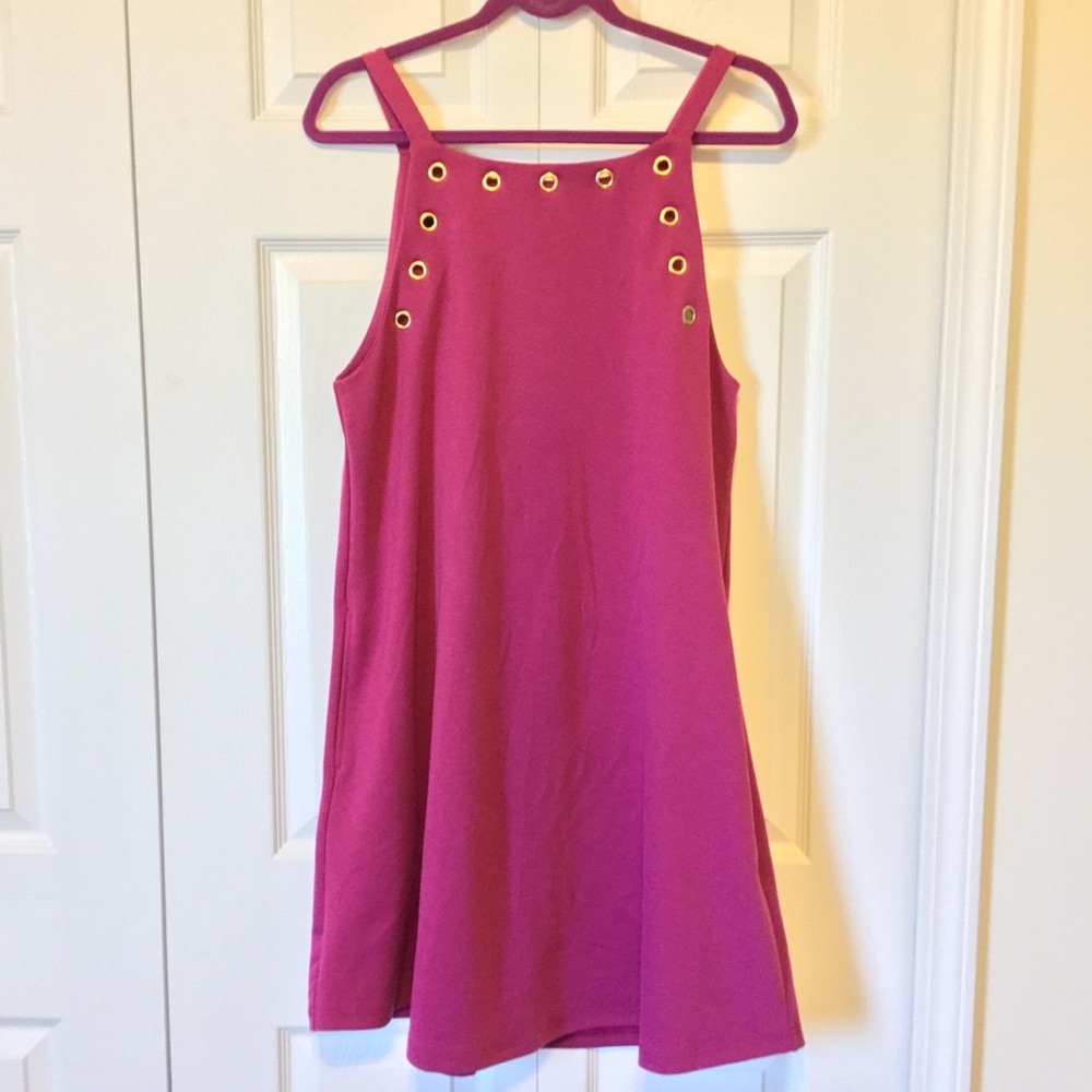 Vfish Spaghetti Tank Dress with Pockets Large